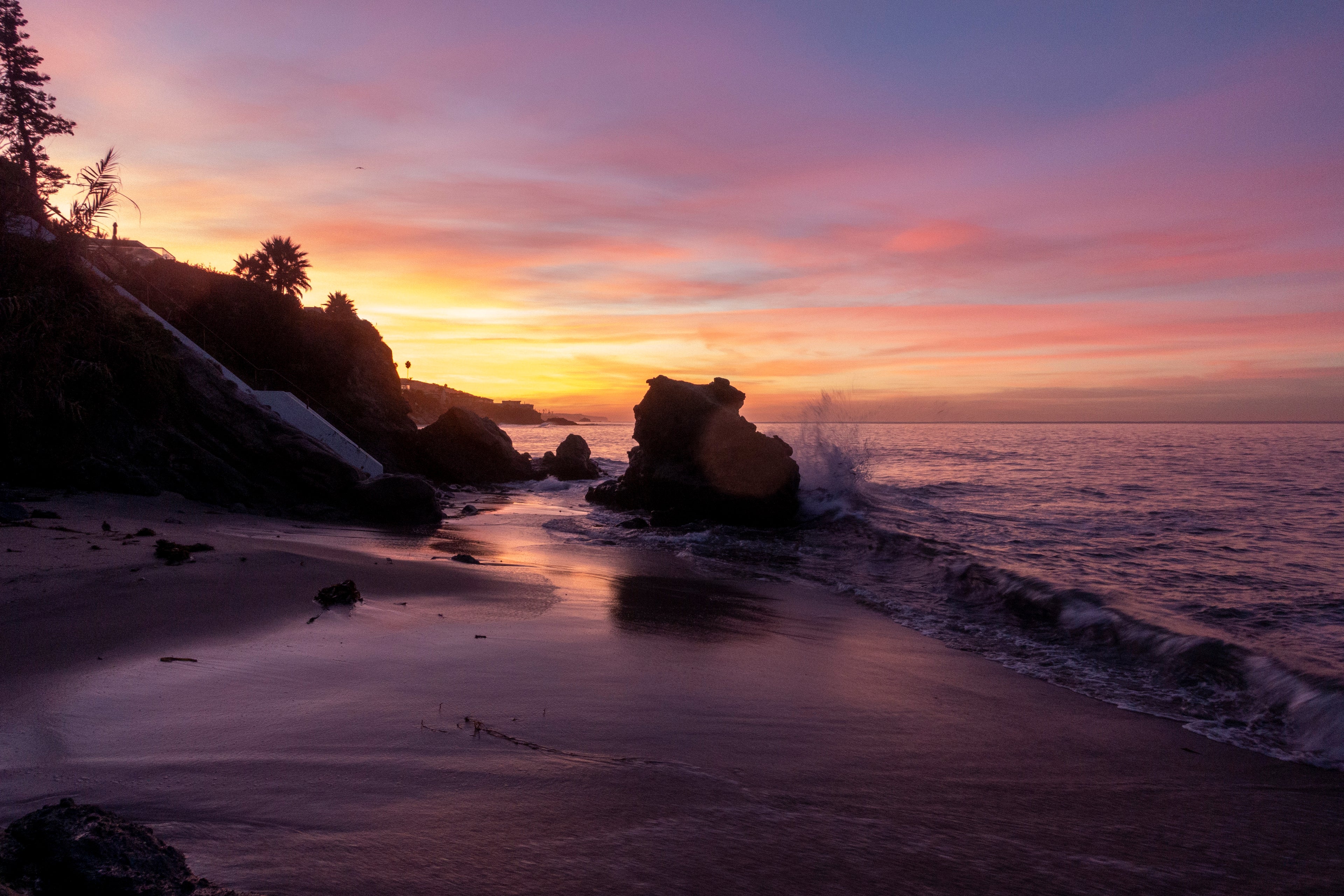 Pastel Sunrise in Laguna Beach