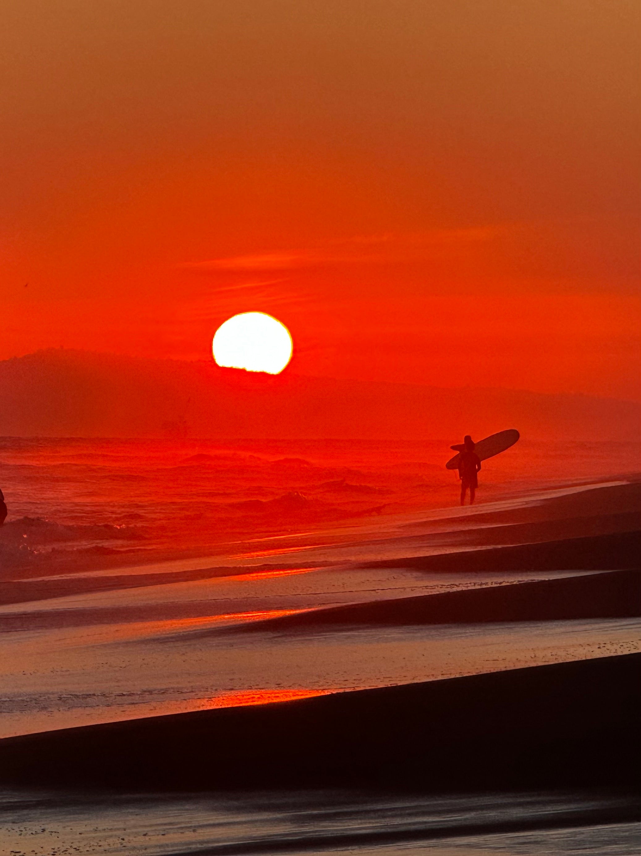 Surfer at Sunset I