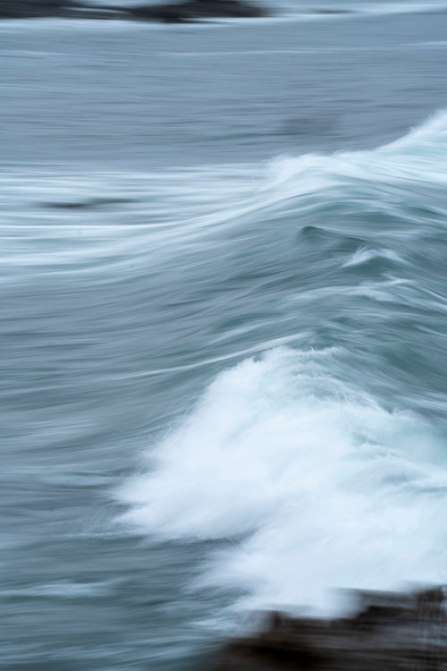 ABSTRACT WAVE II-ROCKPILES LAGUNA BEACH
