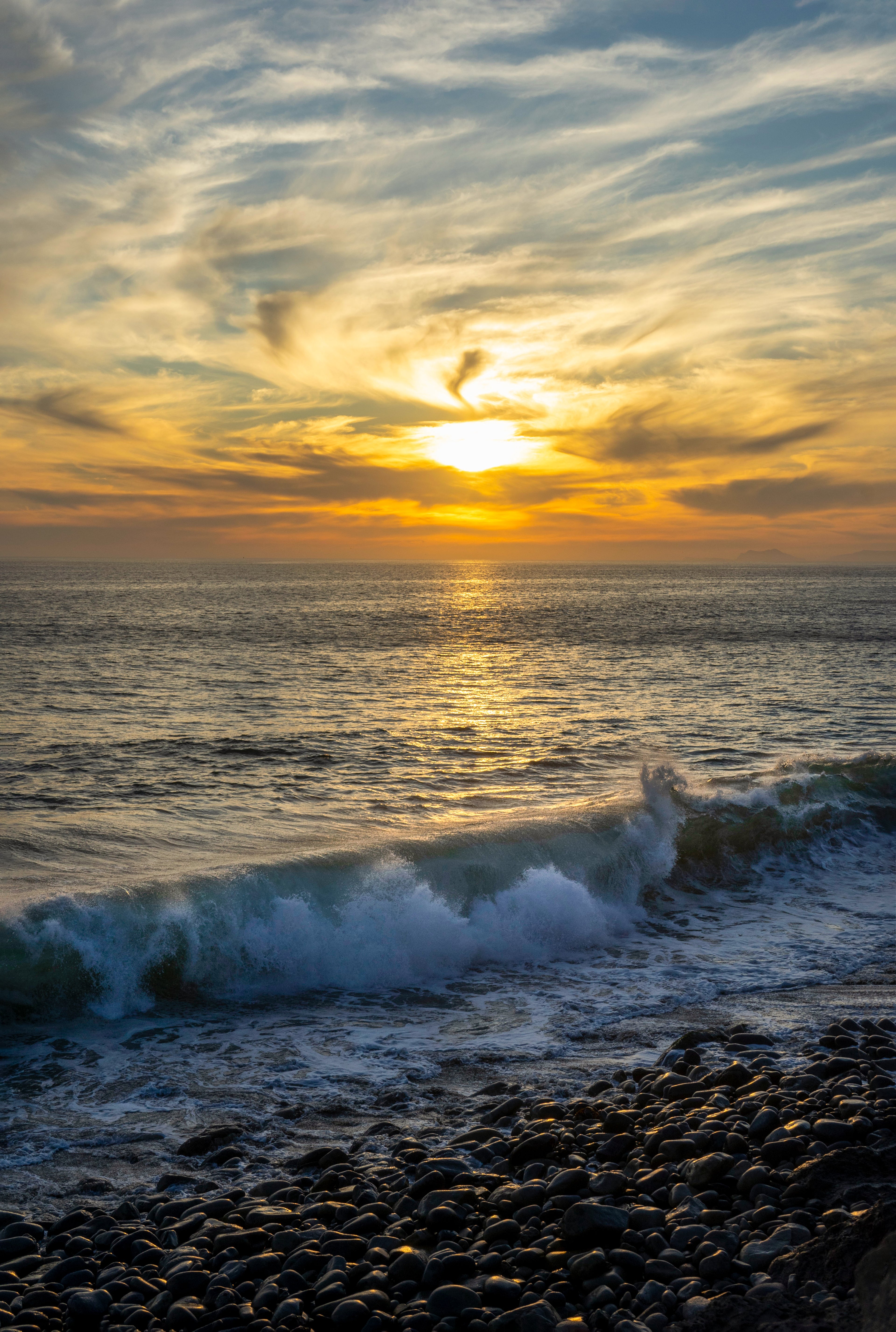 Malibu Sunset Seascape Photo Print