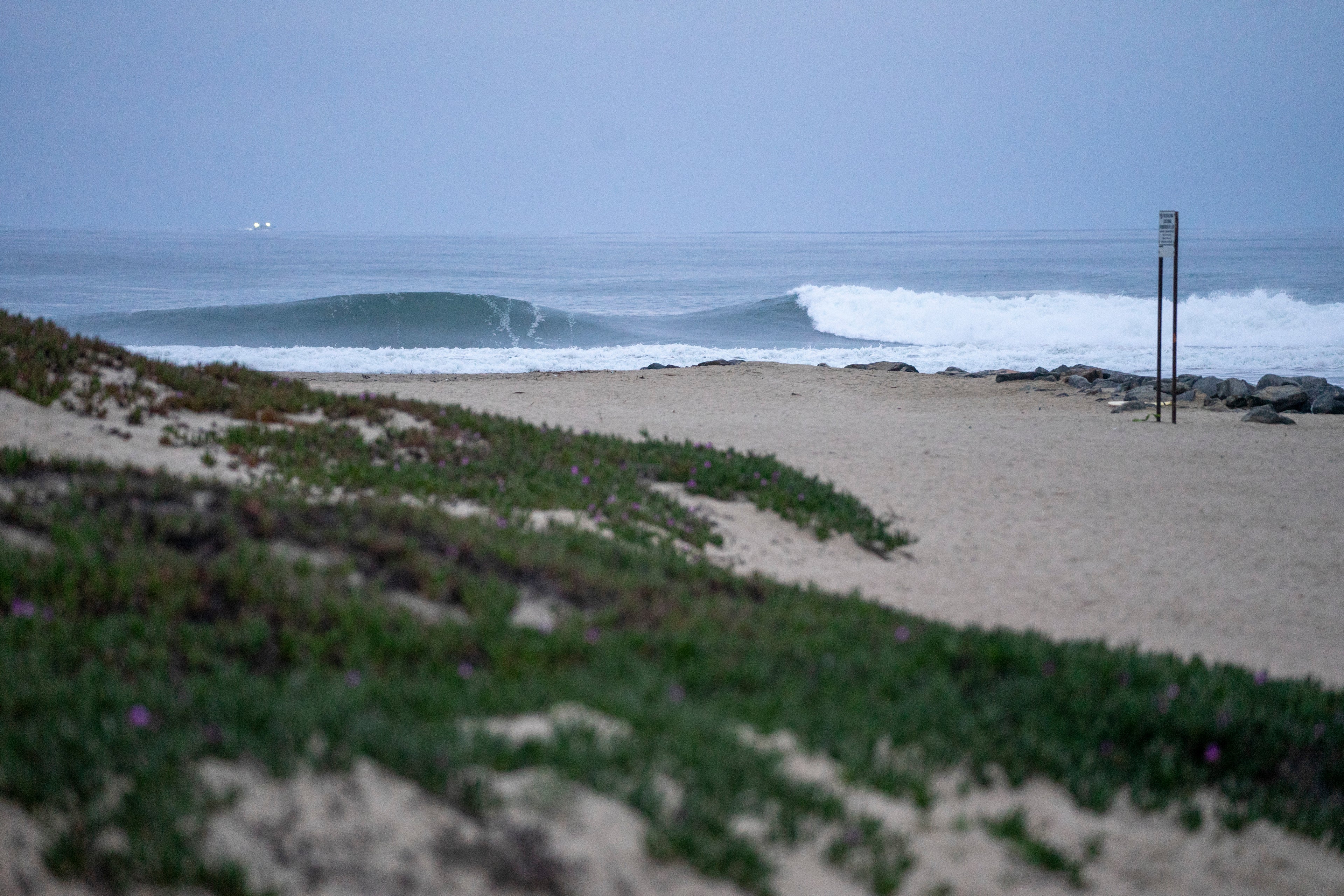 Dawn Waves in Newport Beach