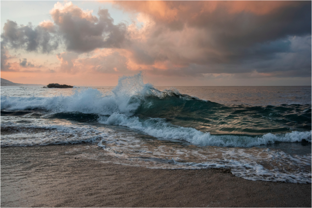 Breaking Wave at Dawn