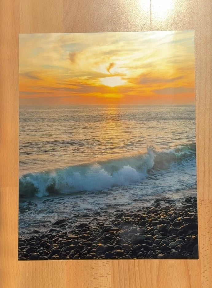 Malibu Sunset Seascape Photo Print